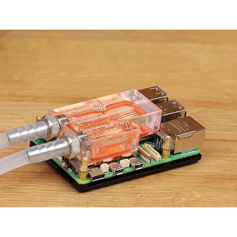 Raspberry Pi Water Cooling Kit - Ultradunne Pi 5 CPU Waterkoelingsset voor