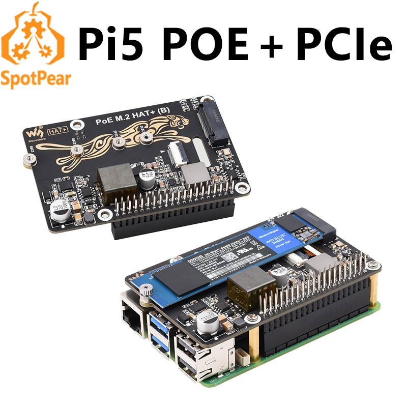 Argon One V3 M.2 Nvme Case - Raspberry Pi 5 PoE Power en