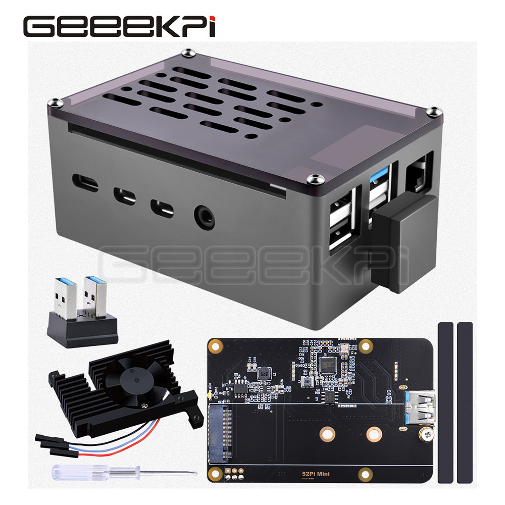Geeekpi Aluminium Brick Case Z - Argon One V3 M.2 Nvme Case recensie en prijs